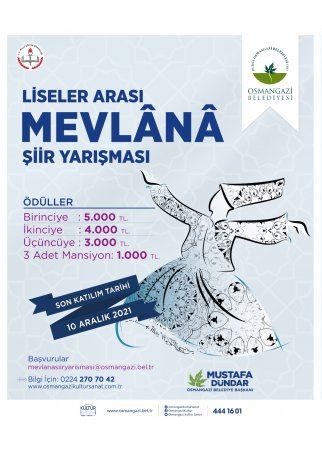 Liseler Arası Mevlana Şiir Yarışması