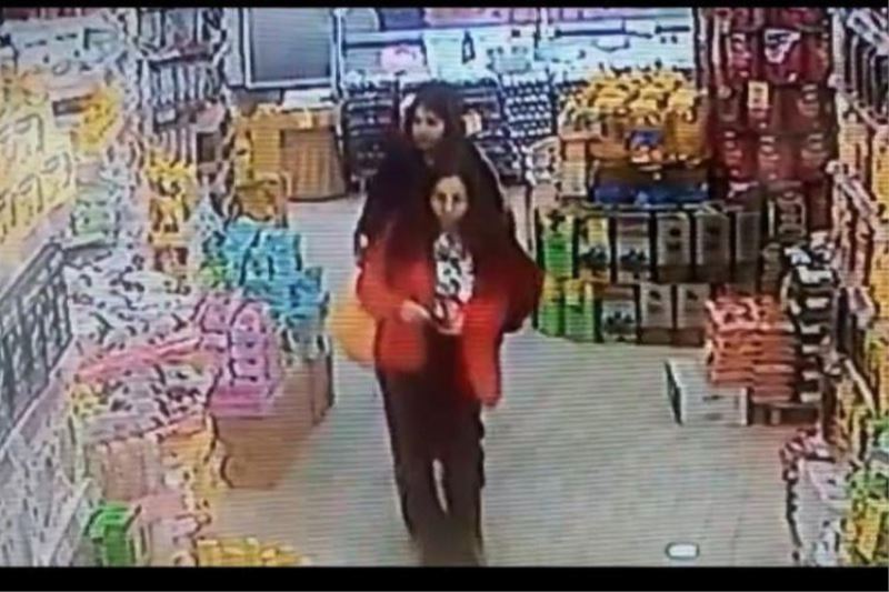 Kadın hırsızlar güvenlik kamerasına yakalandı
