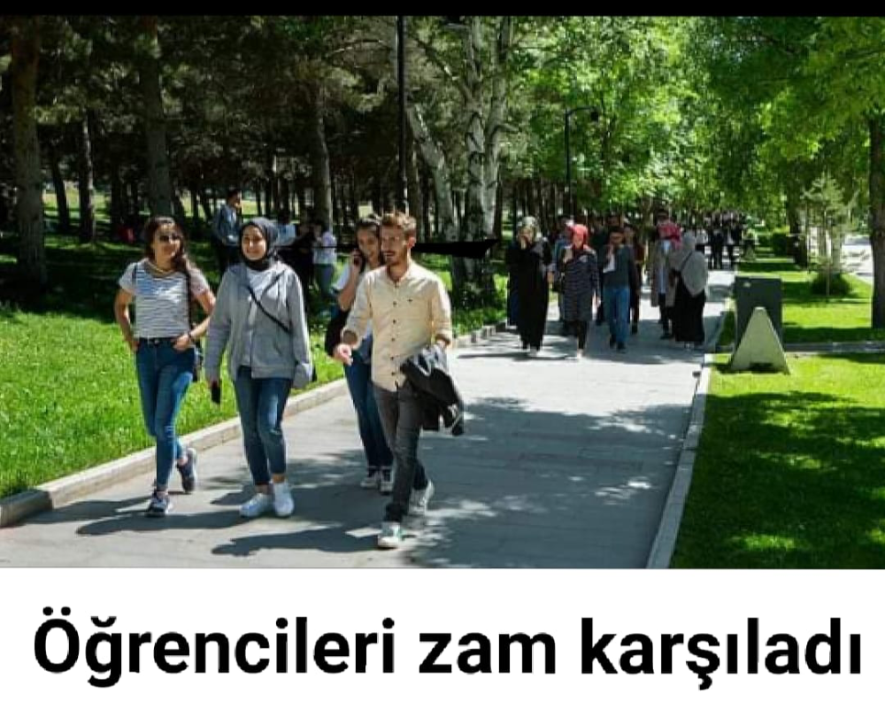 Öğrencileri zam karşıladı!